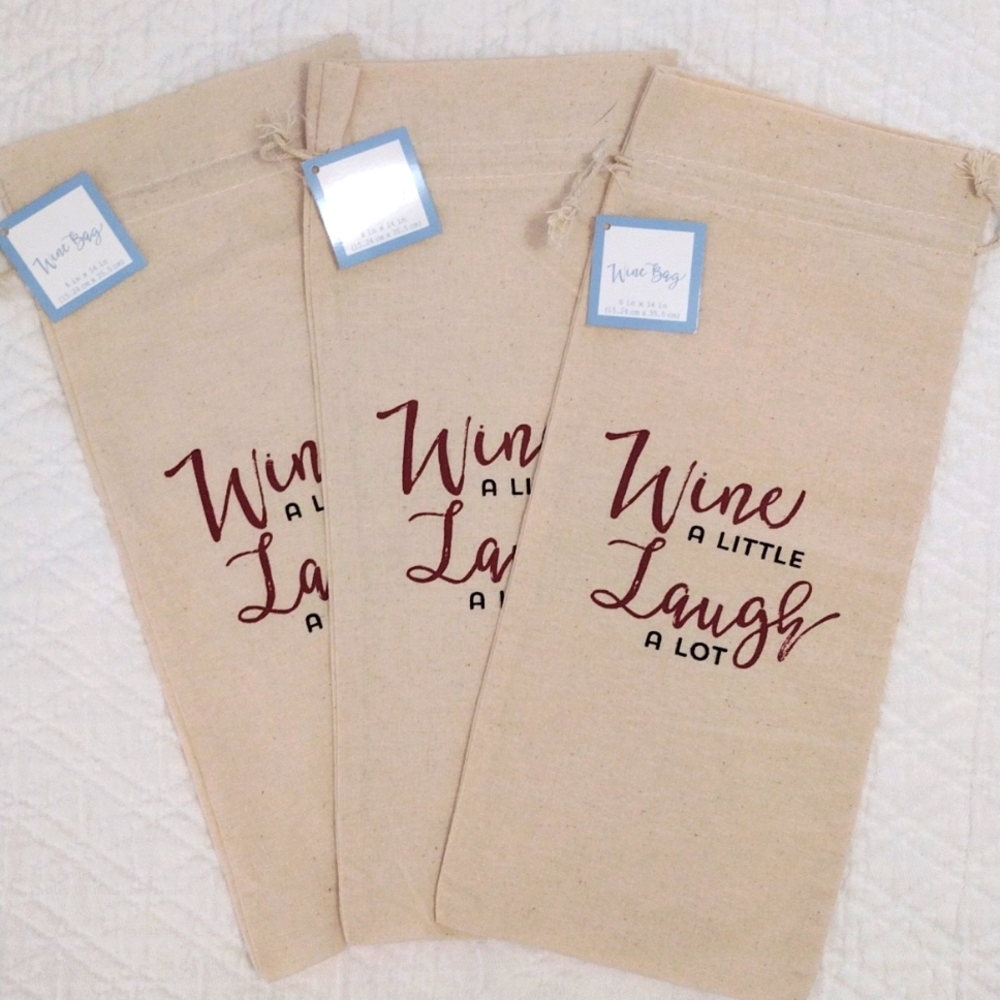 Wine bottle gift bags